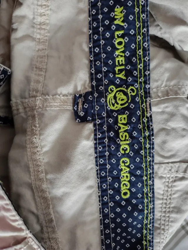 Pantalones MY LOVELY BASIC CARGO Beige