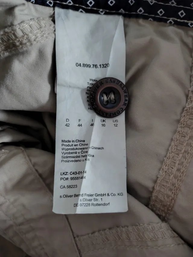 Pantalones MY LOVELY BASIC CARGO Beige