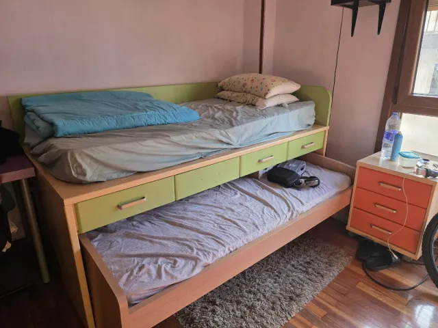 Cama nido con cajones