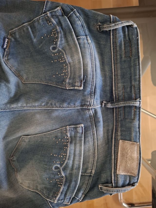 Pantalón vaquero mujer Salsa azul