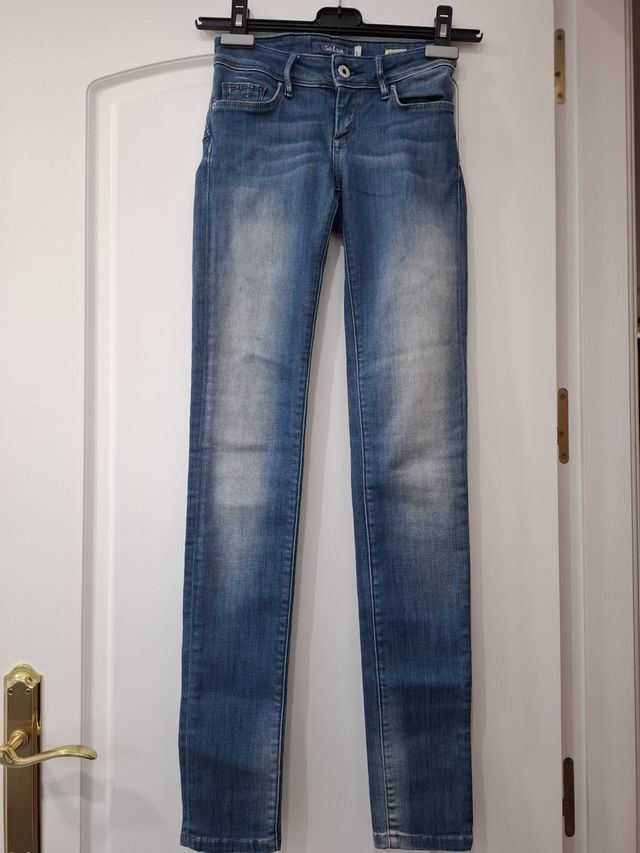 Pantalón vaquero mujer Salsa azul