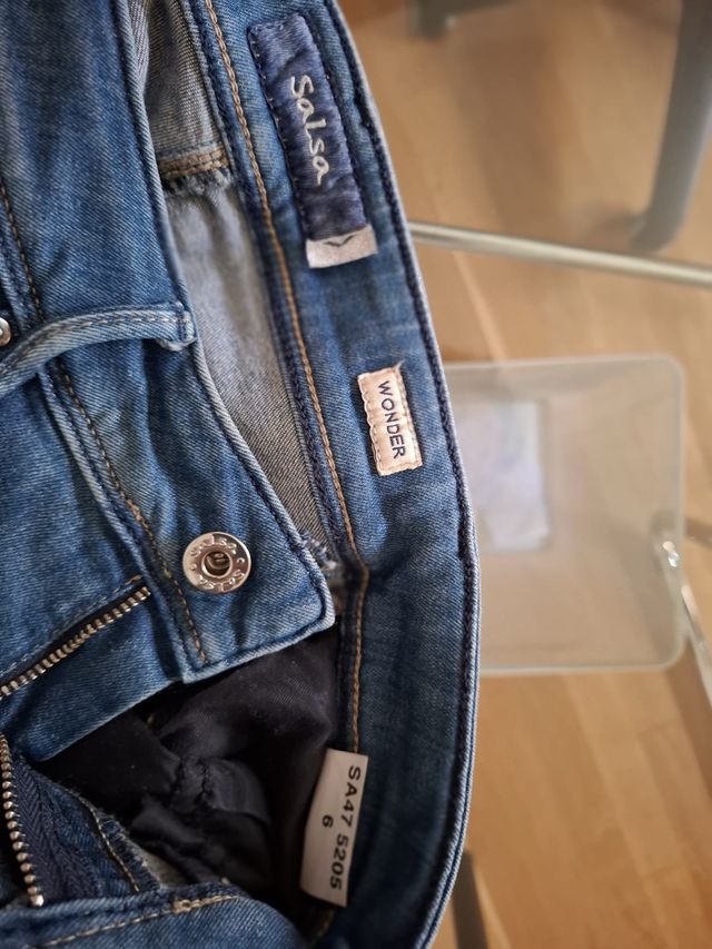 Pantalón vaquero mujer Salsa azul