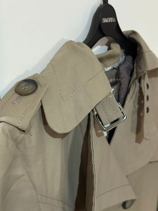 Gabardina Bershka Beige Talla S