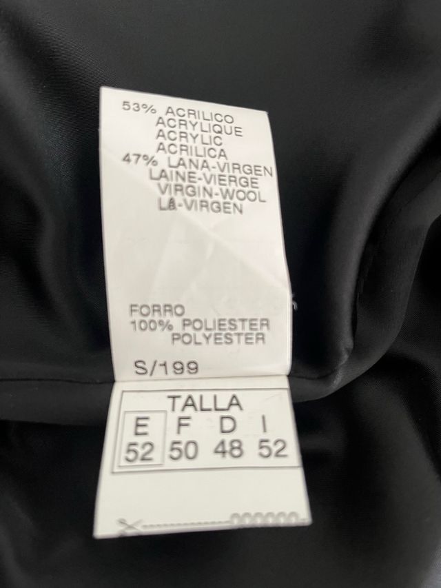 Abrigo de señora a cuadros