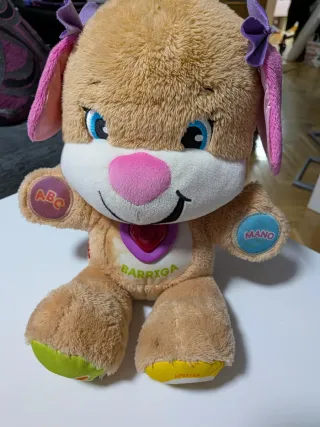 Perrita Fisher Price Ríe y Aprende. Bebes +6 meses