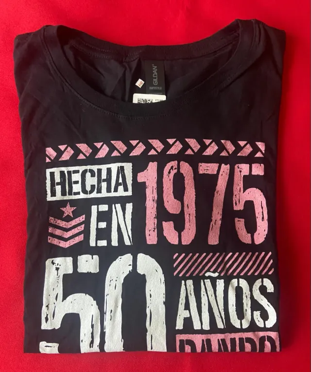 Camiseta 50 Cumpleaños mujer