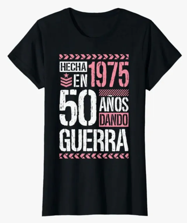 Camiseta 50 Cumpleaños mujer