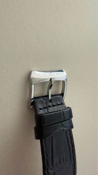 Reloj Raymond Weil Negro y Plateado