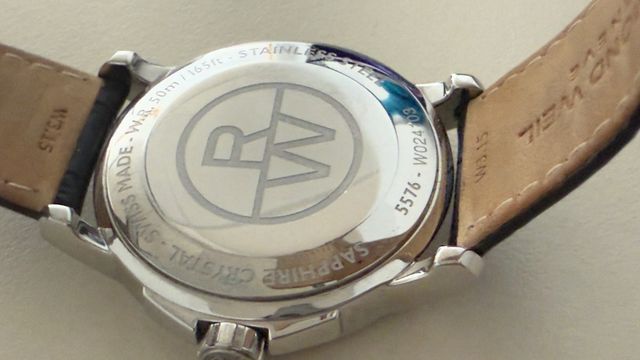 Reloj Raymond Weil Negro y Plateado