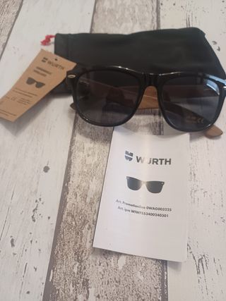 Occhiali da sole Wurth neri e marroni