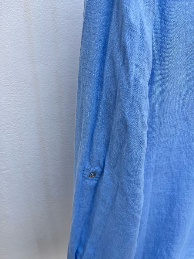 Camisa azul Zara Talla L