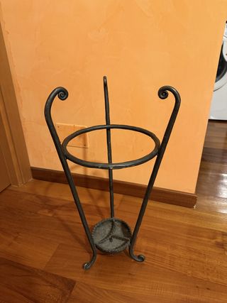 Portaombrelli Artigianale in Ferro Battuto H62cm
