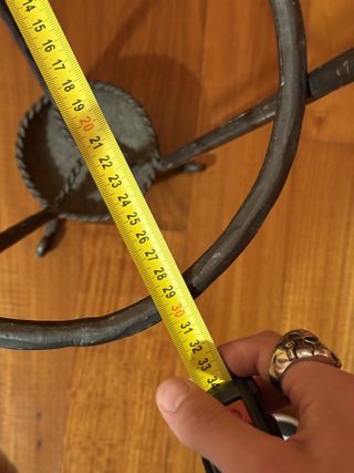 Portaombrelli Artigianale in Ferro Battuto H62cm