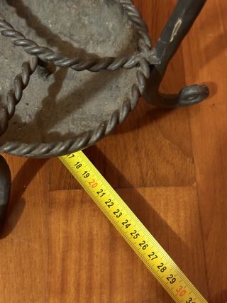 Portaombrelli Artigianale in Ferro Battuto H62cm