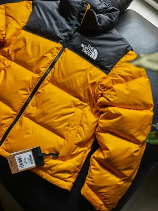 The North Face 700 M Chaqueta Plumas Negra Amarill