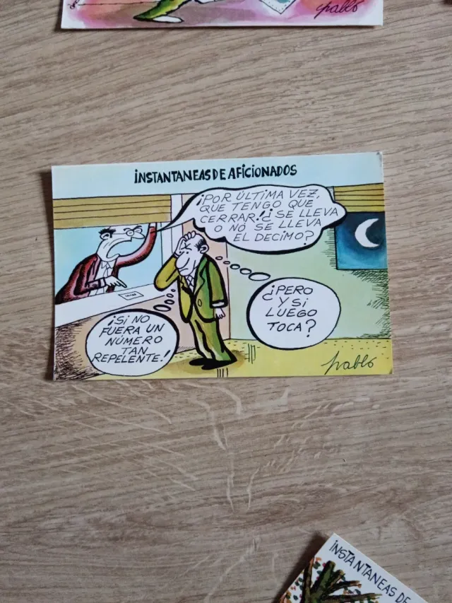 Postales Vintage Pablo 1981 - Colección 5 Unidades