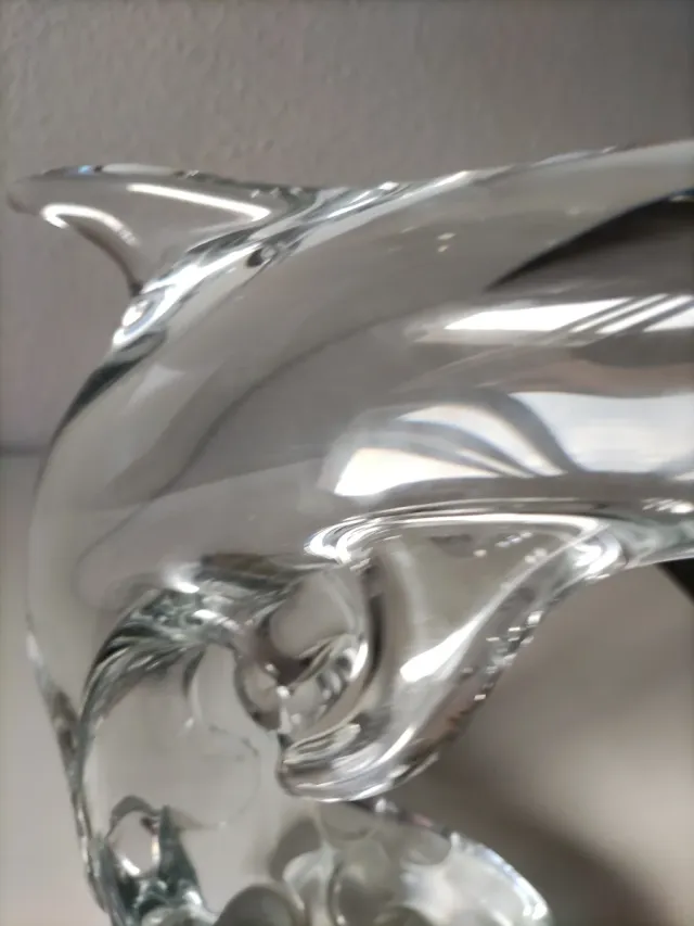Figura Delfín Cristal Transparente