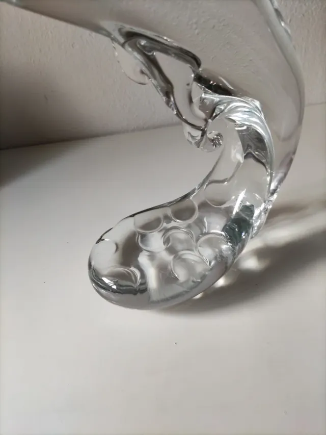 Figura Delfín Cristal Transparente