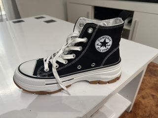 OPORTUNIDAD!!!! Botas Converse Negras y Blancas