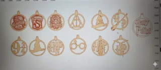 Bolas navidad Harry Potter