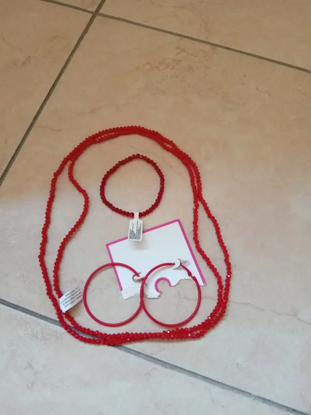 Set Orecchini e Collana Donna Rossi