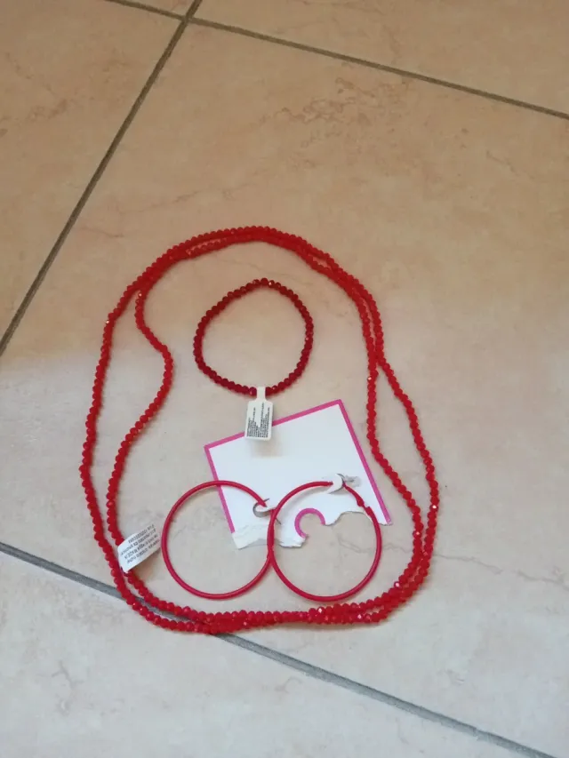 Set Orecchini e Collana Donna Rossi