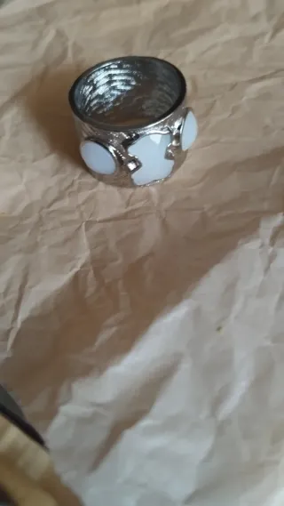 Anillo Tous Ositos Blanco Plata