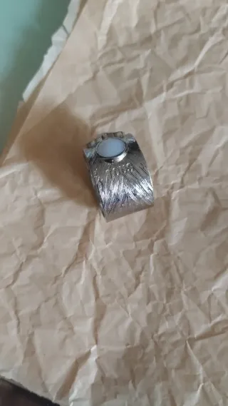 Anillo Tous Ositos Blanco Plata