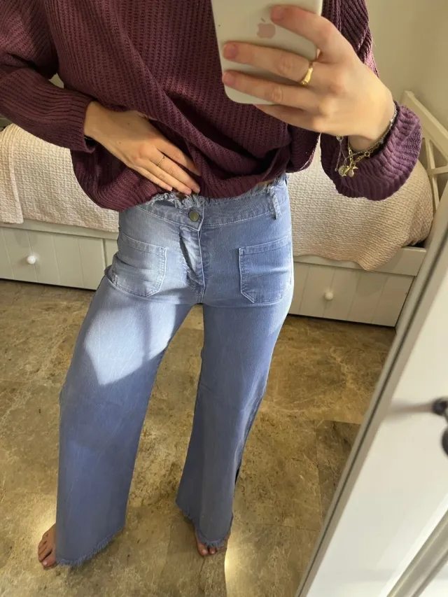 Pantalón Renatta & Go, color lila. Talla 32