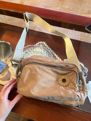 Bolso bandolera Bimba y Lola beige