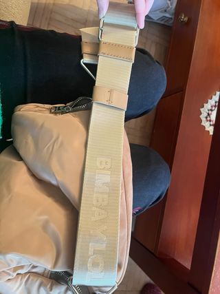 Bolso bandolera Bimba y Lola beige