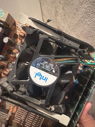 Placa madre base con sus memorias ram y rom