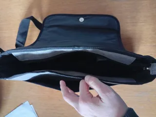 Bolsa maletín funda portátil gris