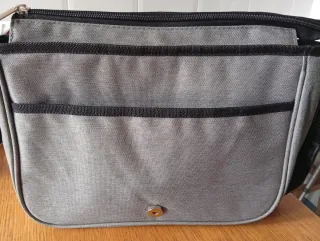 Bolsa maletín funda portátil gris