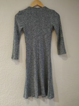 Vestido gris Stradivarius Talla S