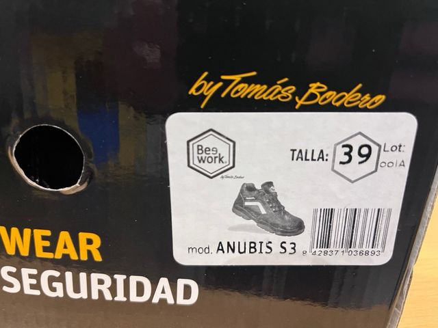 Zapatos de trabajo Bee Work negros