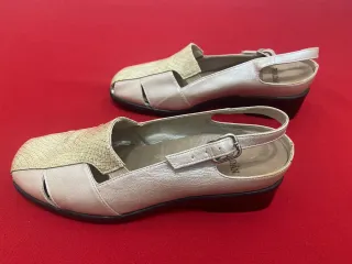 Sandalias Roldán Mujer Beige/Oro