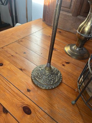 Lote decorativo vintage de metal