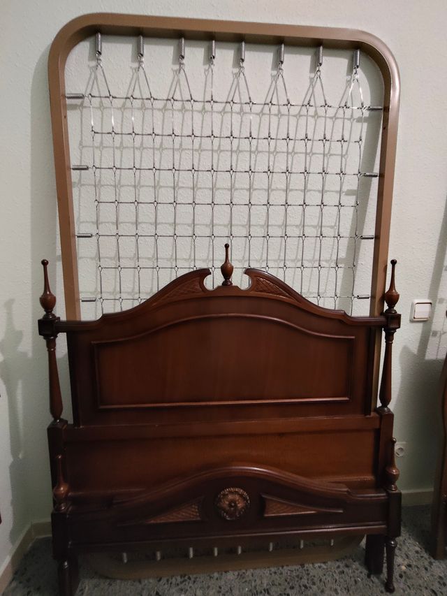 Cama madera vintage 105cm