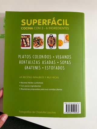 libro cocina con verduras súper fácil
