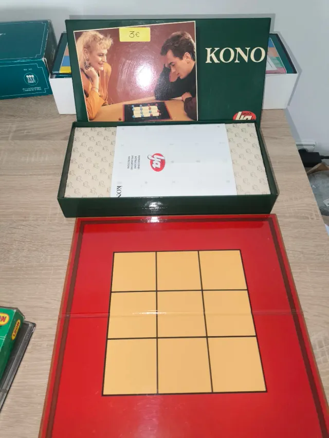 Lote 3 juegos: Kono, Magnetic Games, Ajedrez