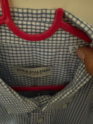 Camicia uomo mezze maniche Luca D'Altieri