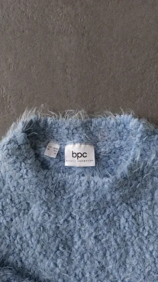 Maglione azzurro bimba Bonprix