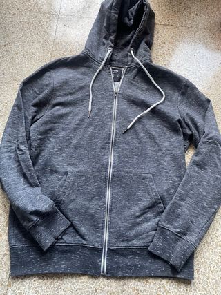 sudadera unisex color gris nevado