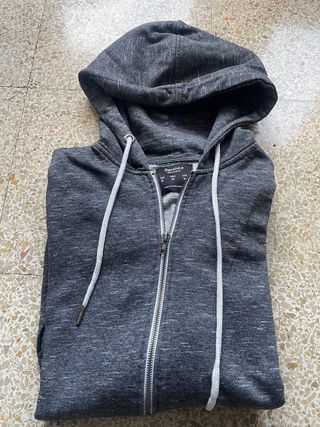 sudadera unisex color gris nevado