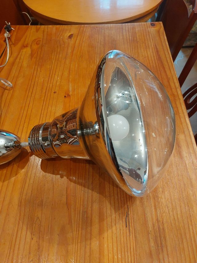 Lámpara de techo colgante cromada