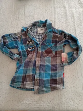 Camisa niño Name It cuadros talla 5-6