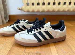 Adidas Samba Beige/Negro Talla 38