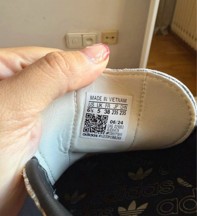 Adidas Samba Beige/Negro Talla 38