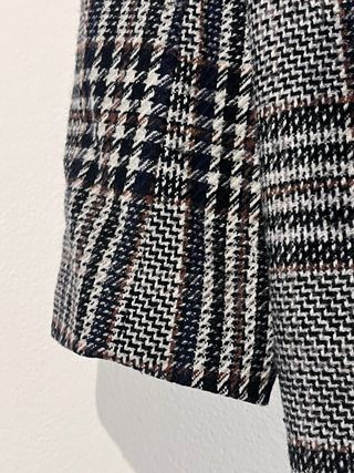 Cappotto a quadri Zara taglia L